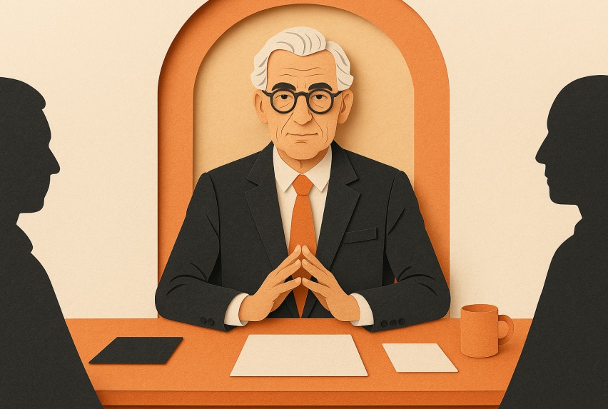 Portrait of Dr. Peter Kamminga, international mediator